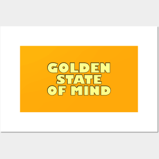 golden sate of mind Posters and Art